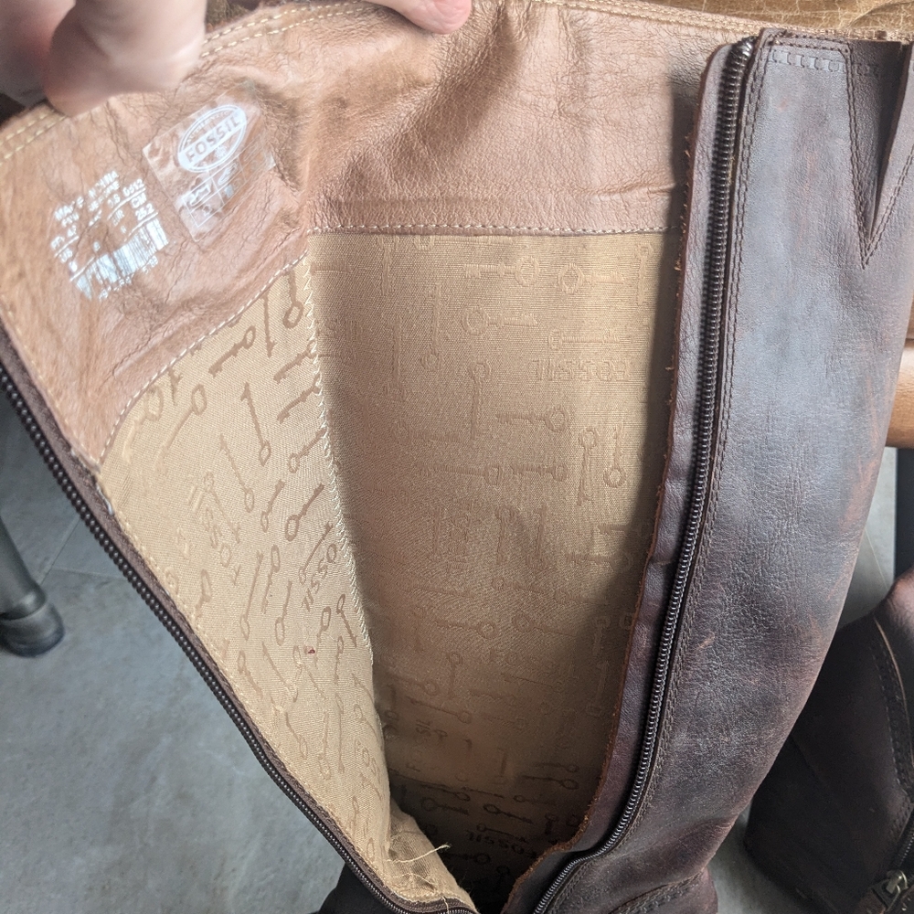 Fossil Leather Boots